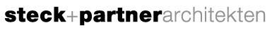 Ein verschwommenes Bild des Wortes steck + partnerarchitekten