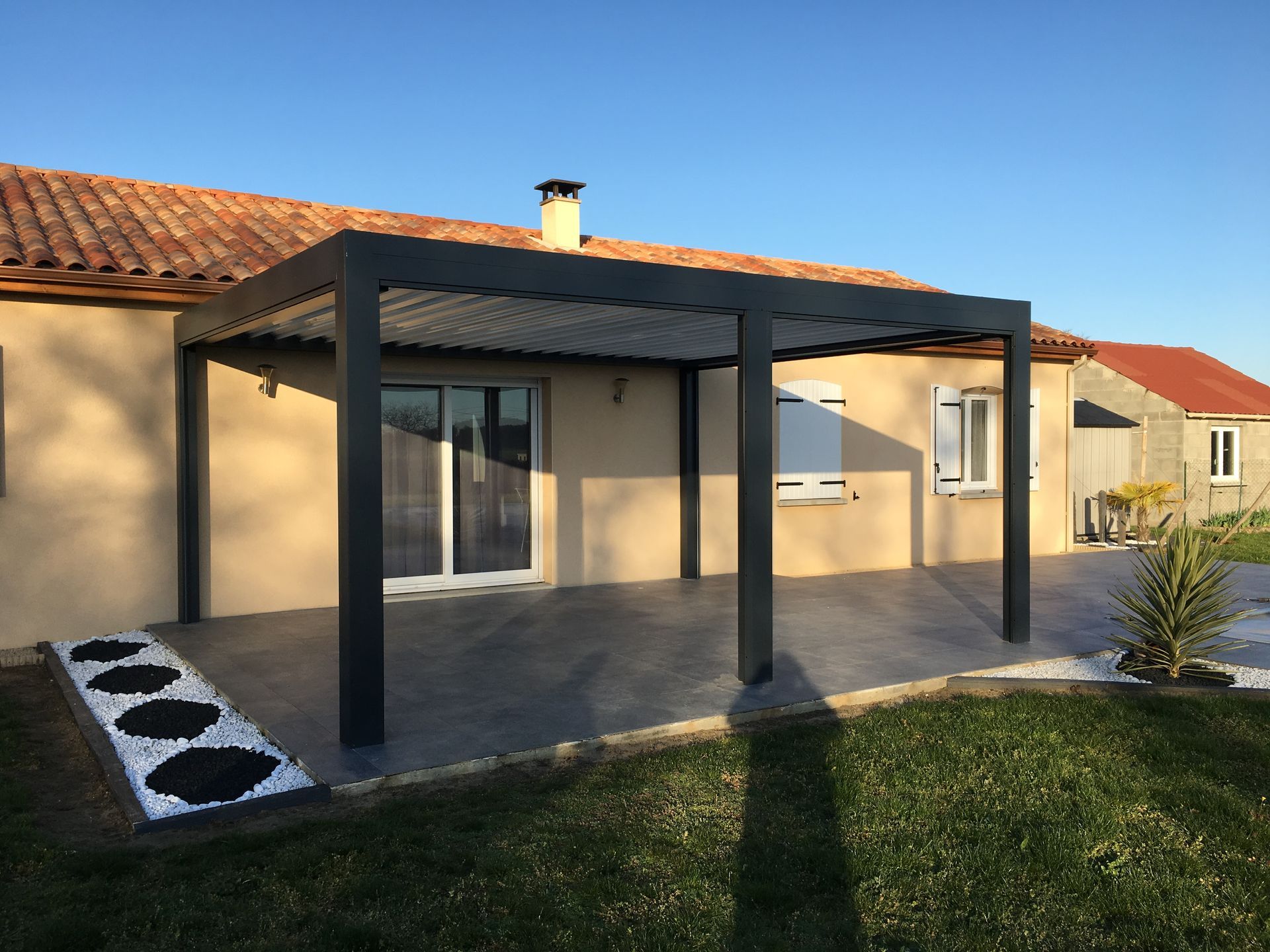 Une pergola en aluminium
