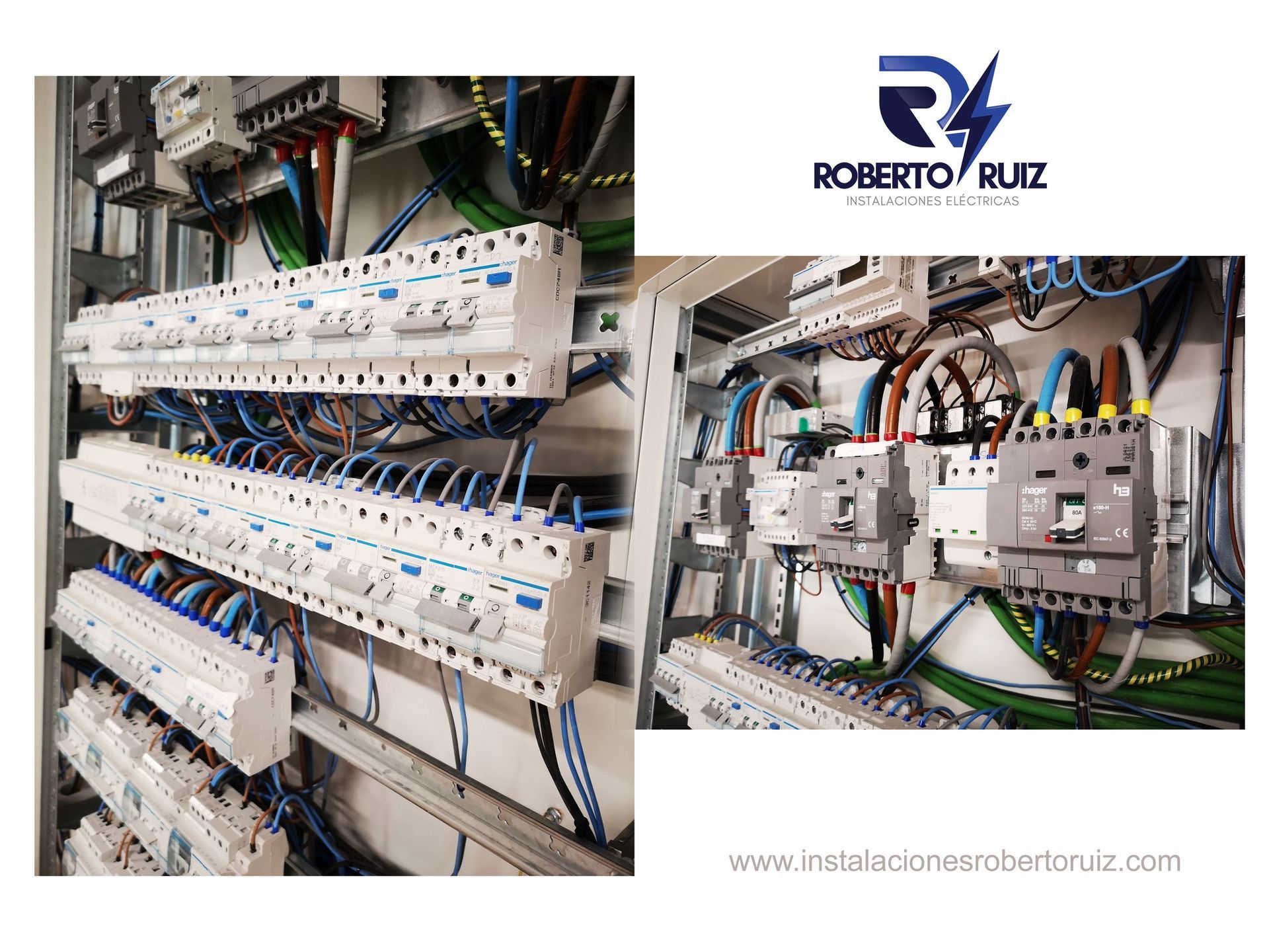 Una imagen de un panel eléctrico con muchos cables saliendo de él.