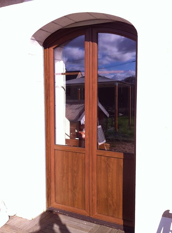 CHOTTIN JCS - Océane 37 - Porte-fenêtre forme anse de panier en PVC