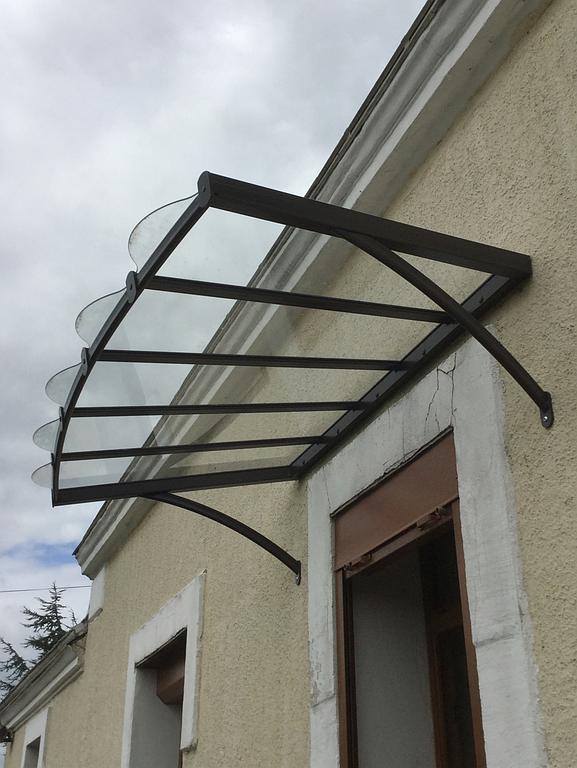 CHOTTIN JCS - Marquise aluminium thermolaquée noire