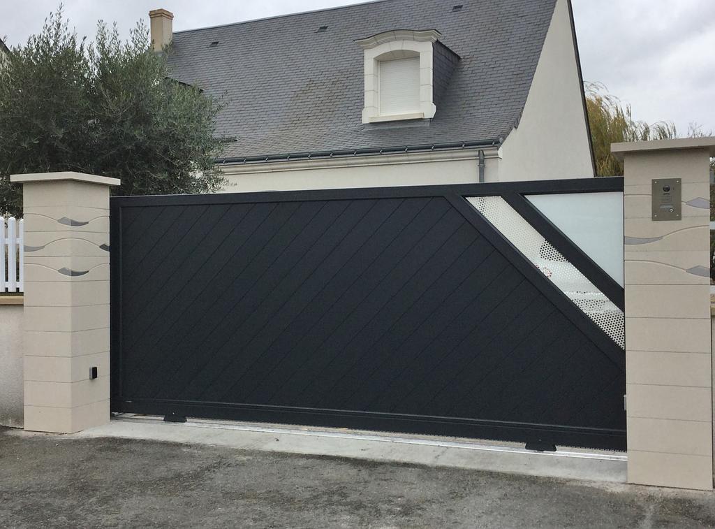 CHOTTIN JCS - Portaliers 37 - Portail coulissant motorisé