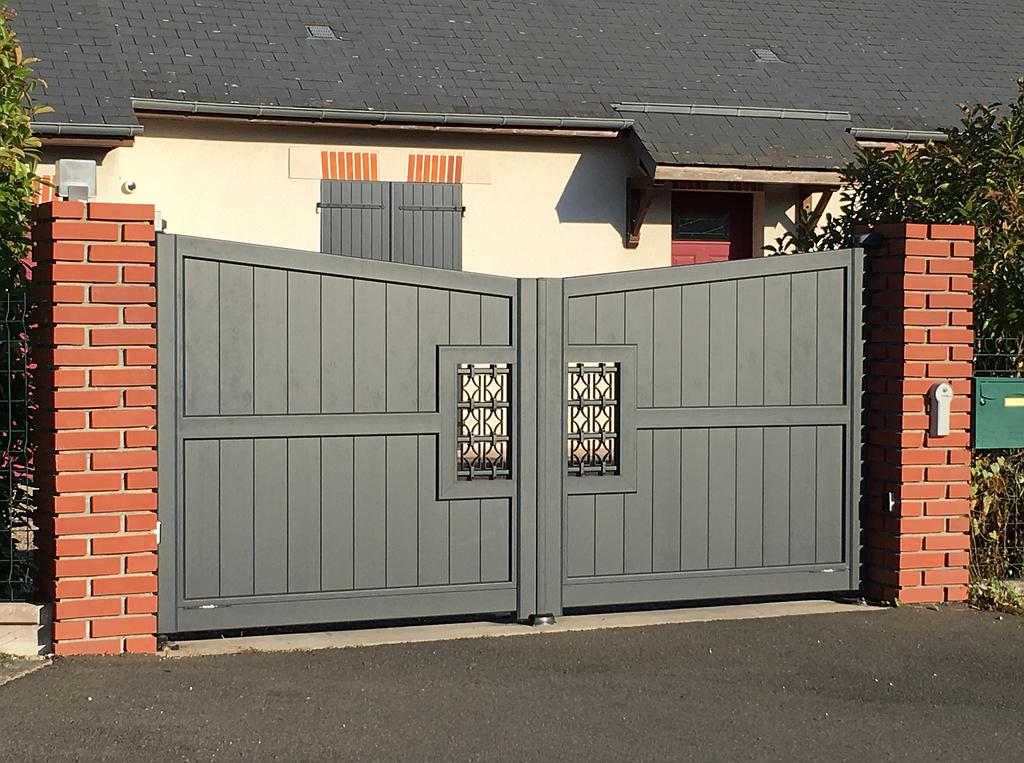 CHOTTIN JCS - Portaliers 37 - Portail Battant Aluminium