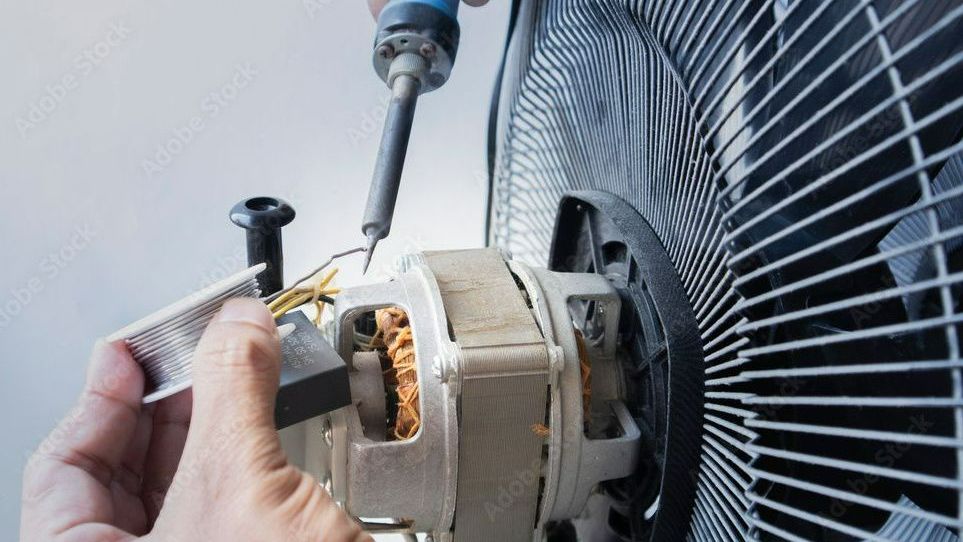 Réparation du ventilateur extérieur d'une PAC