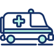 Pictogramme d'une ambulance