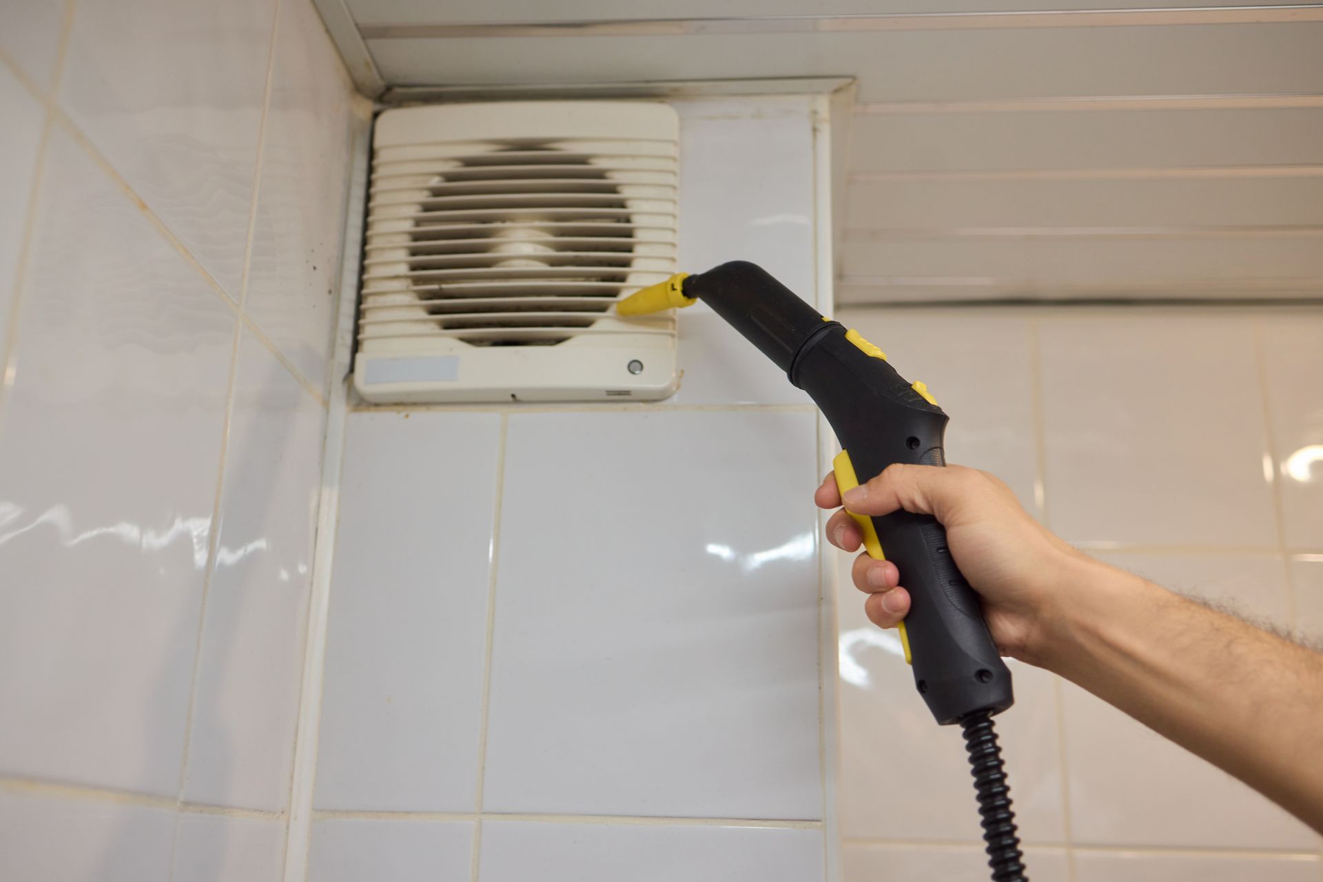 Reinigung einer Lüftung