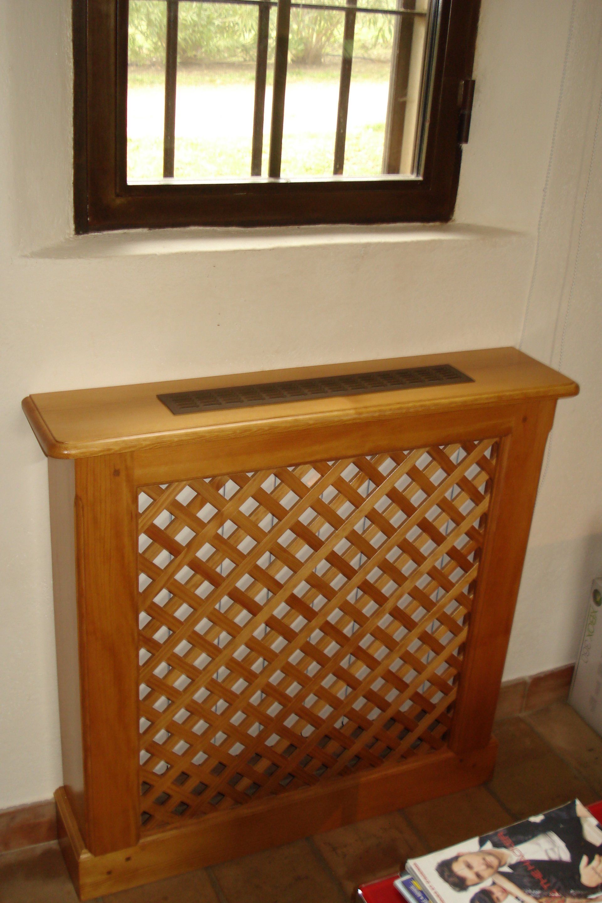 Cache radiateur en clautras