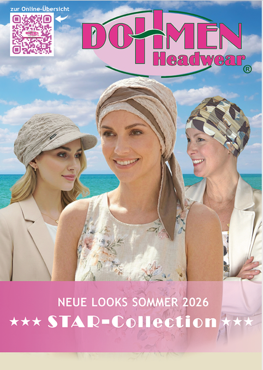 Dohmen Headwear Katalog 2025 Ansicht Titelseite