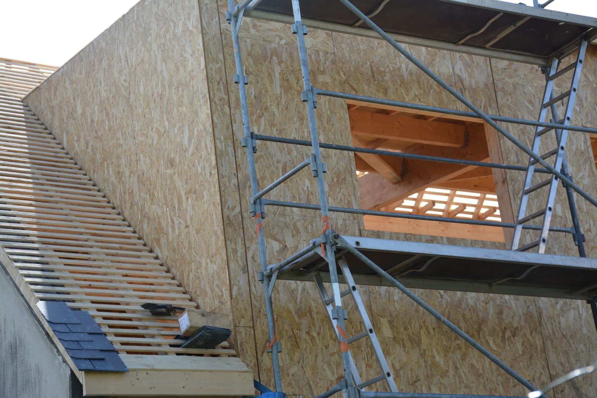Travaux de surélévation de maison