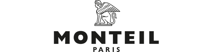 Ein schwarz-weißes Logo für Monteil Paris