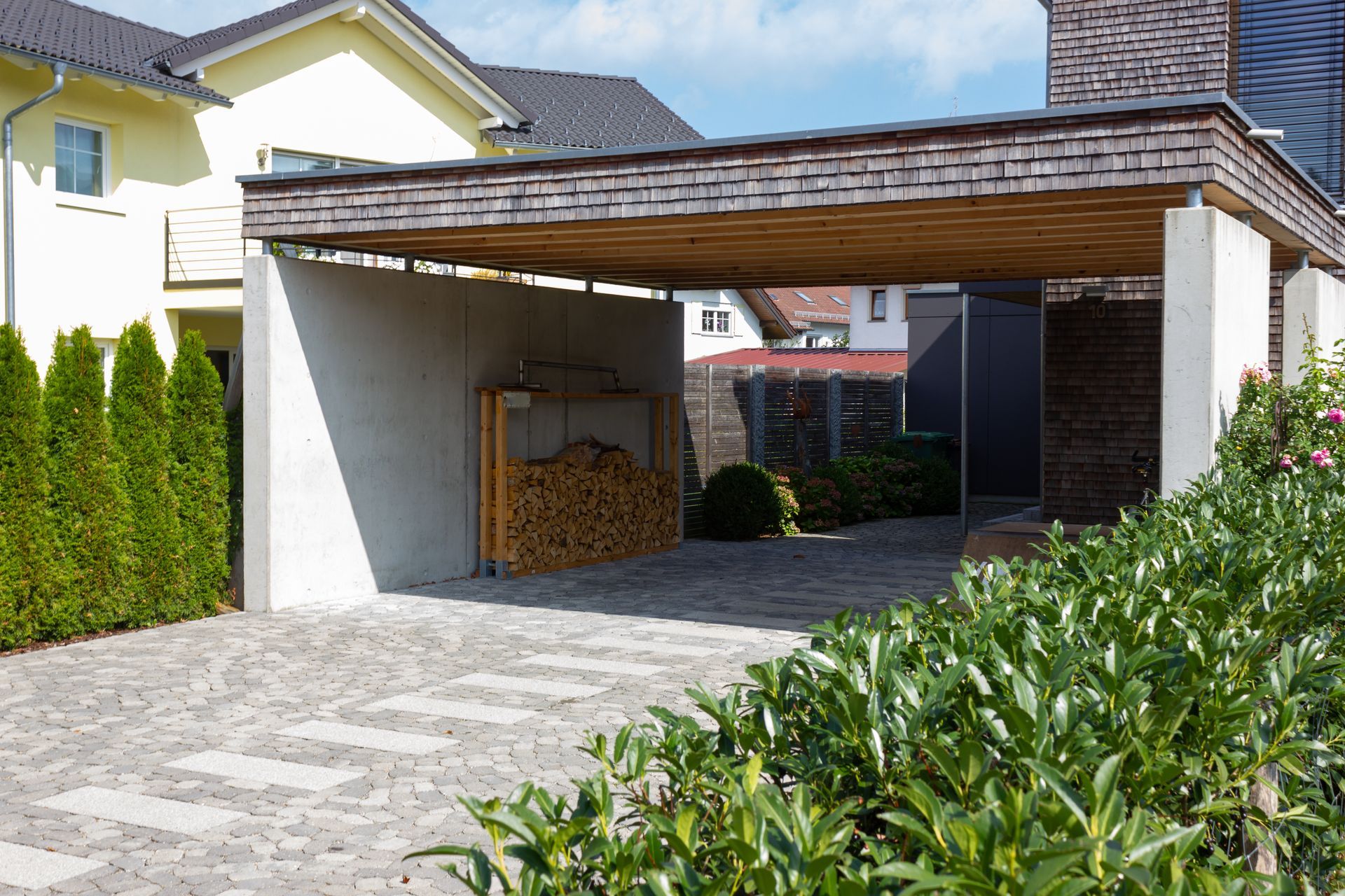 Carport en bois