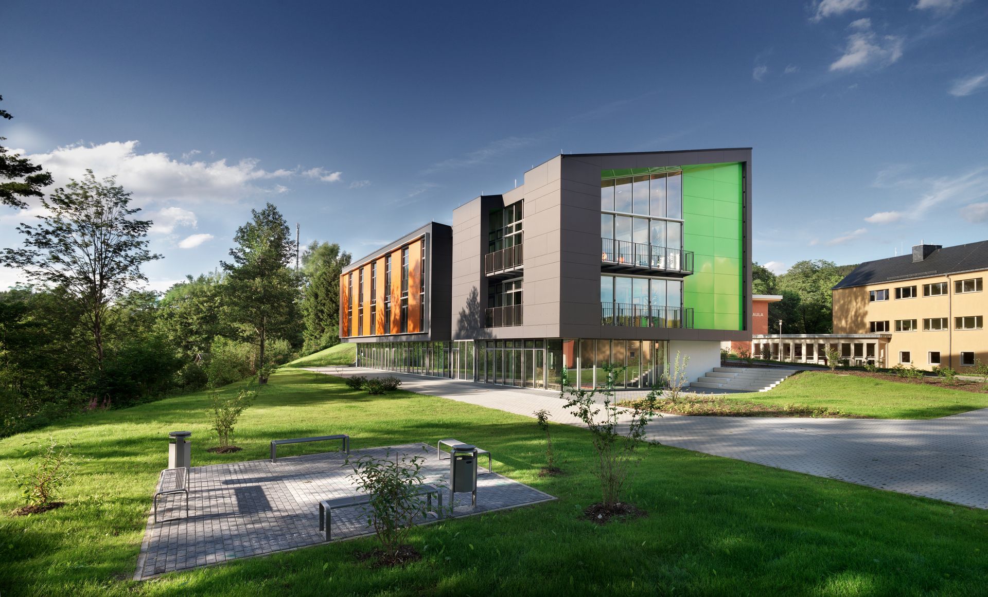 Neubau Elitesinternat des Sports in Klingenthal