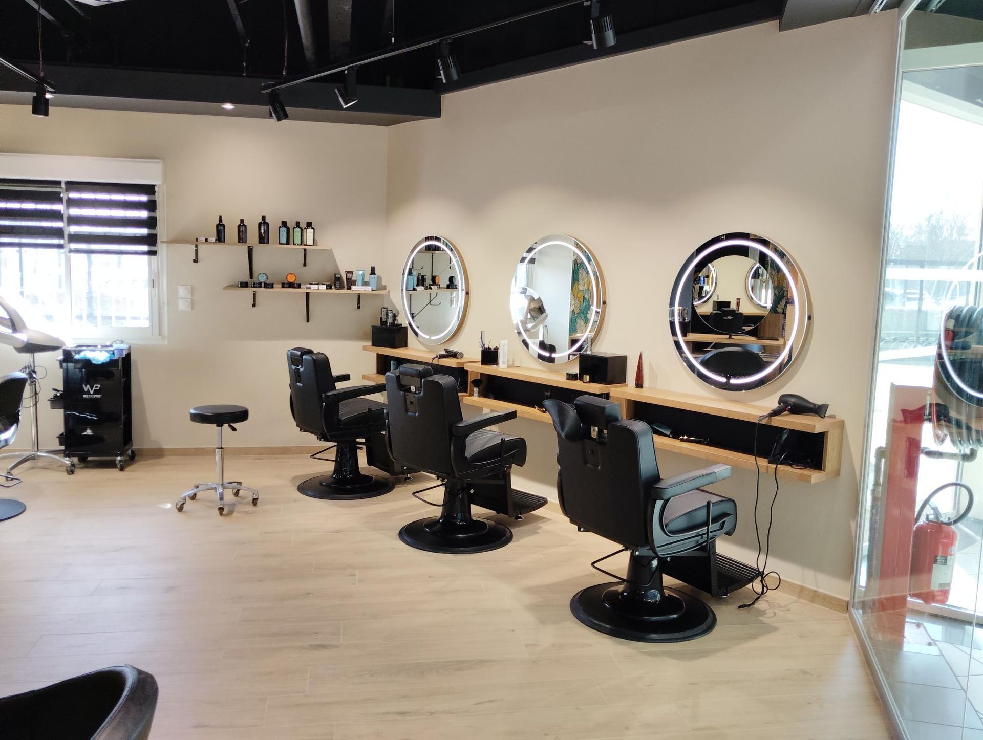 Espace de coiffure du salon