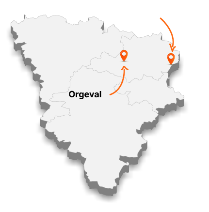 Map isométrique des Yvelines