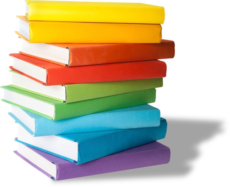 Colourful books