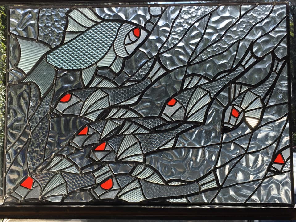 Vitrail poissons