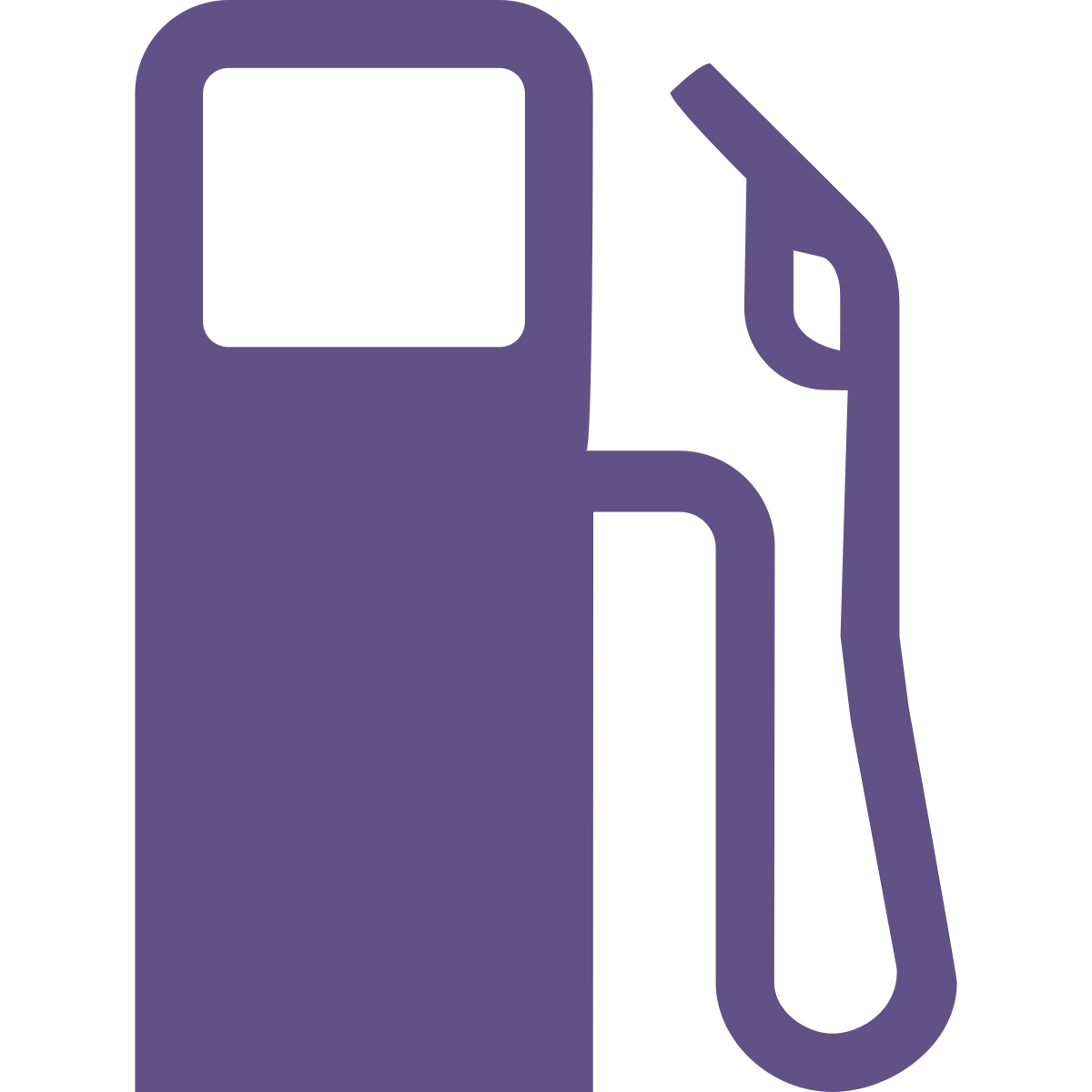 Icon Auto an Tankstelle