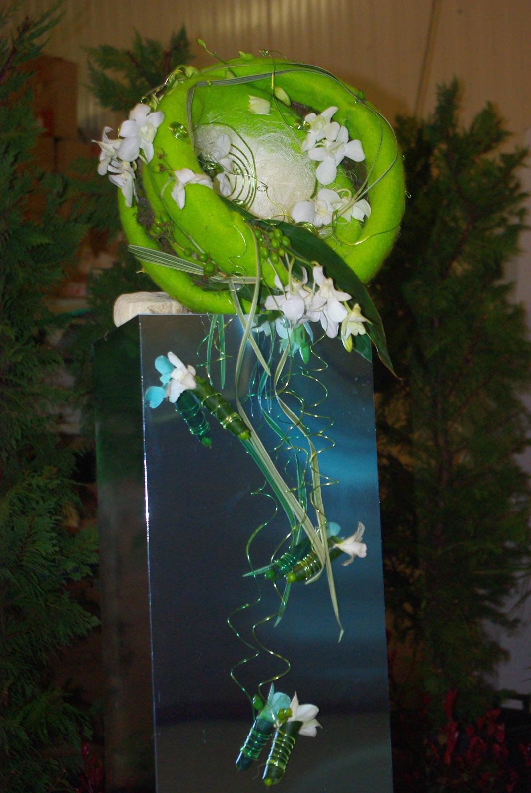 Création florale en transparence