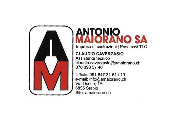 biglietto da visita assistente tecnico - Antonio Maiorano SA