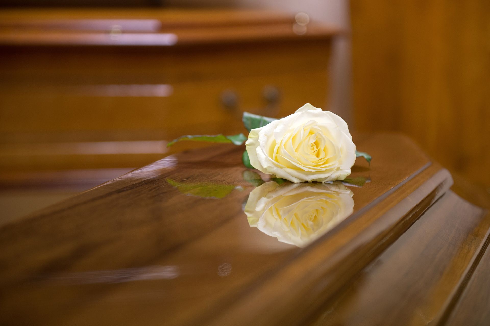 Service funéraire en cours