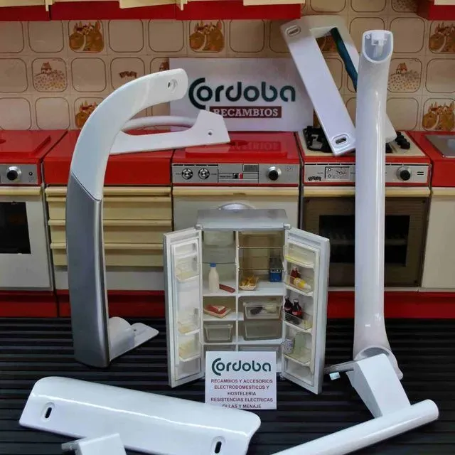 Una cocina con electrodomésticos y un cartel que dice cordoba