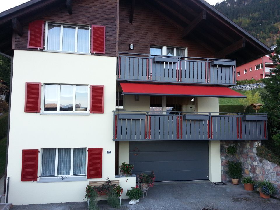 Geländer, Arbeit der Klaus Nigg Bau- und Kunstschlosserei AG