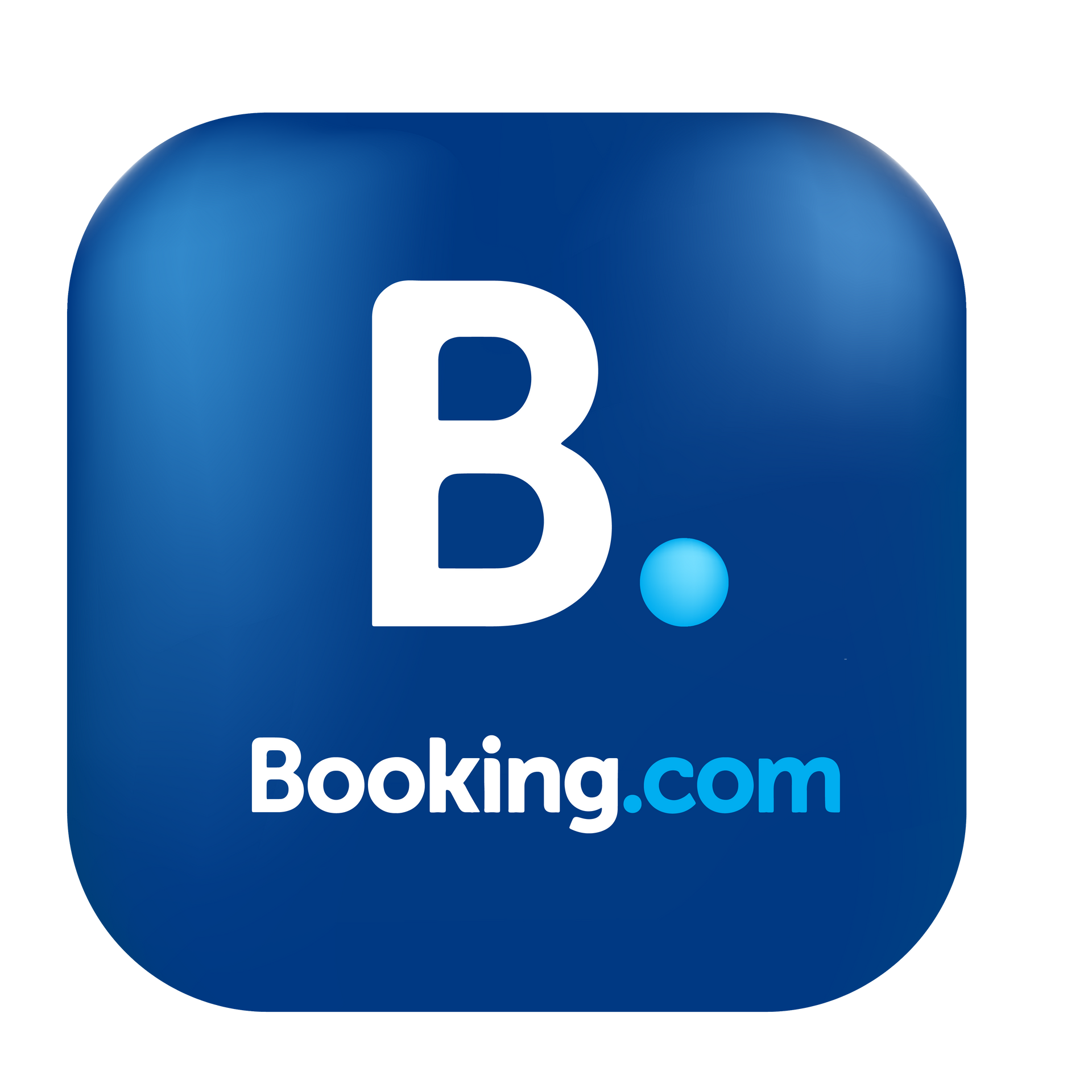 Booking.com logo: white 