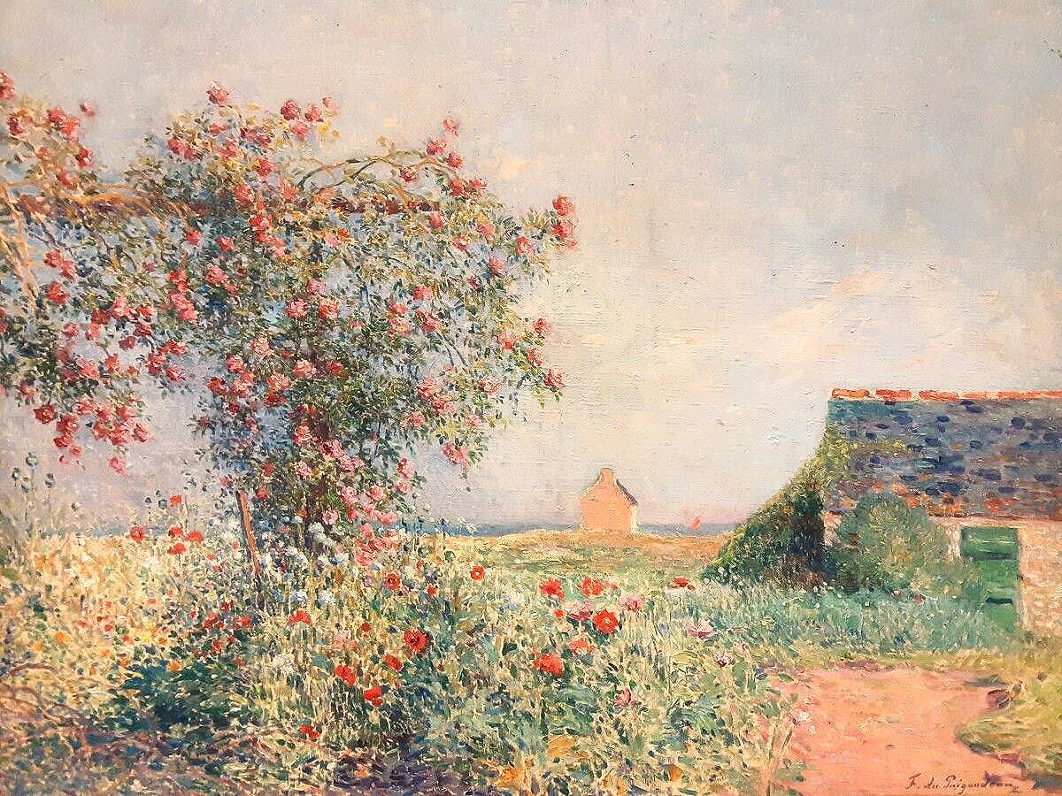 Le portique des roses à Kervandu