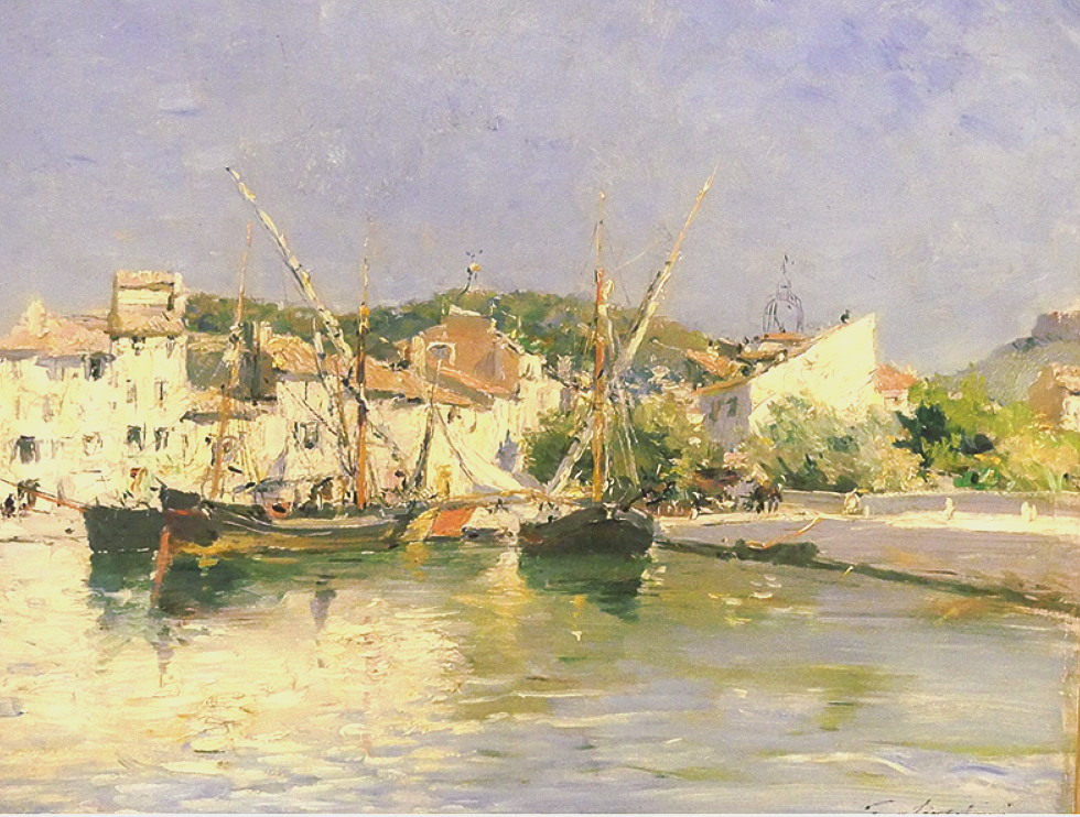 Tableau Vue du port de Cassis