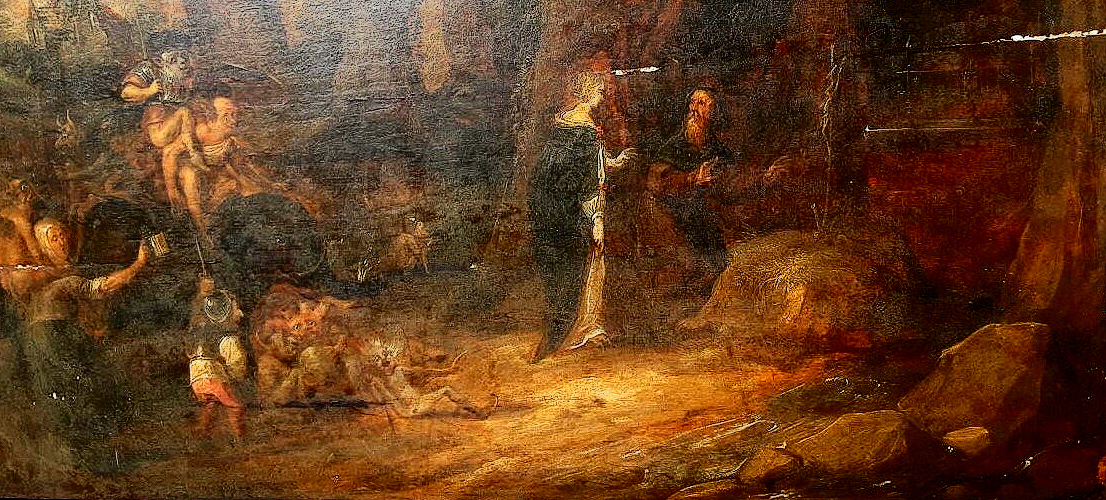 Toile La tentation de Saint Antoine