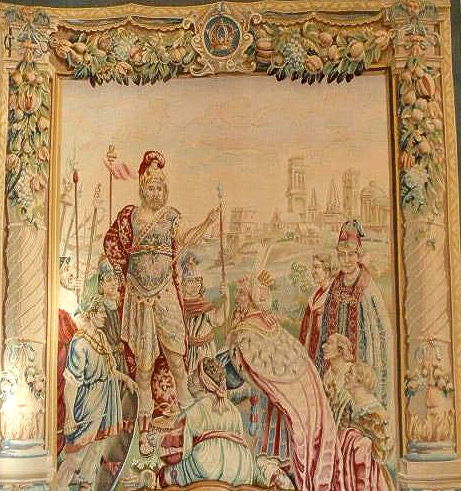 Photo d'une tapisserie 