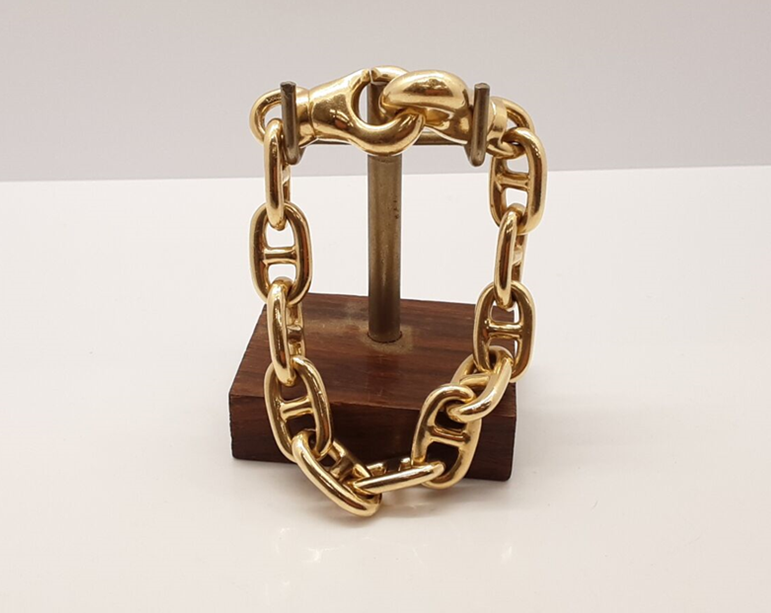 Gourmette en or 14 carats
