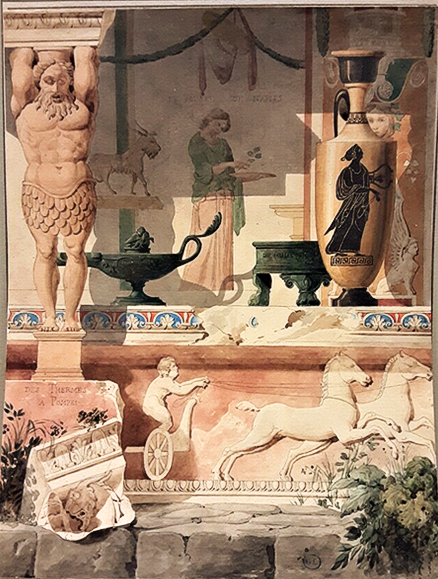 Fantaisie antique du musée de Naples