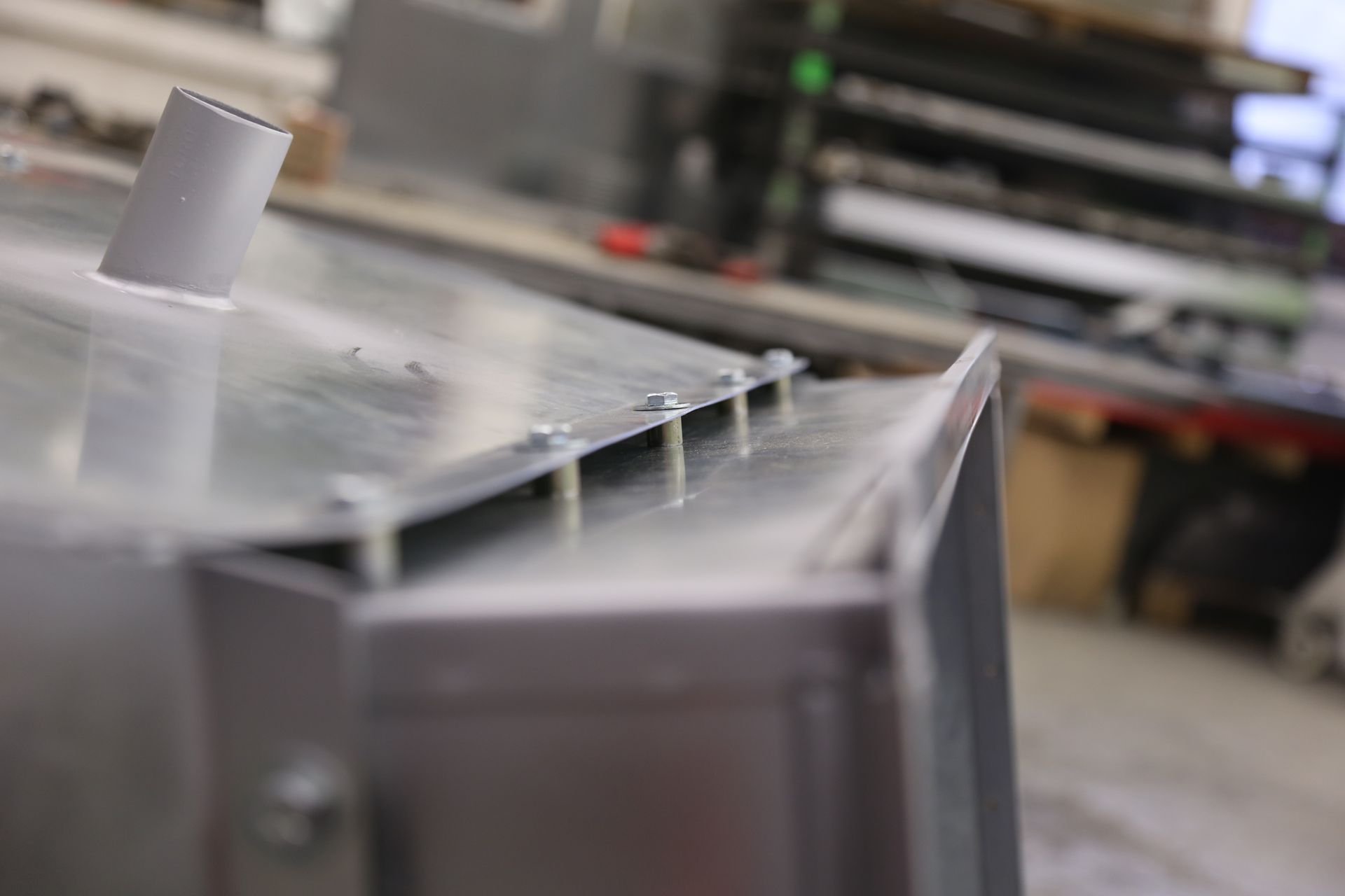 Nahaufnahme einer Deflektorhaube