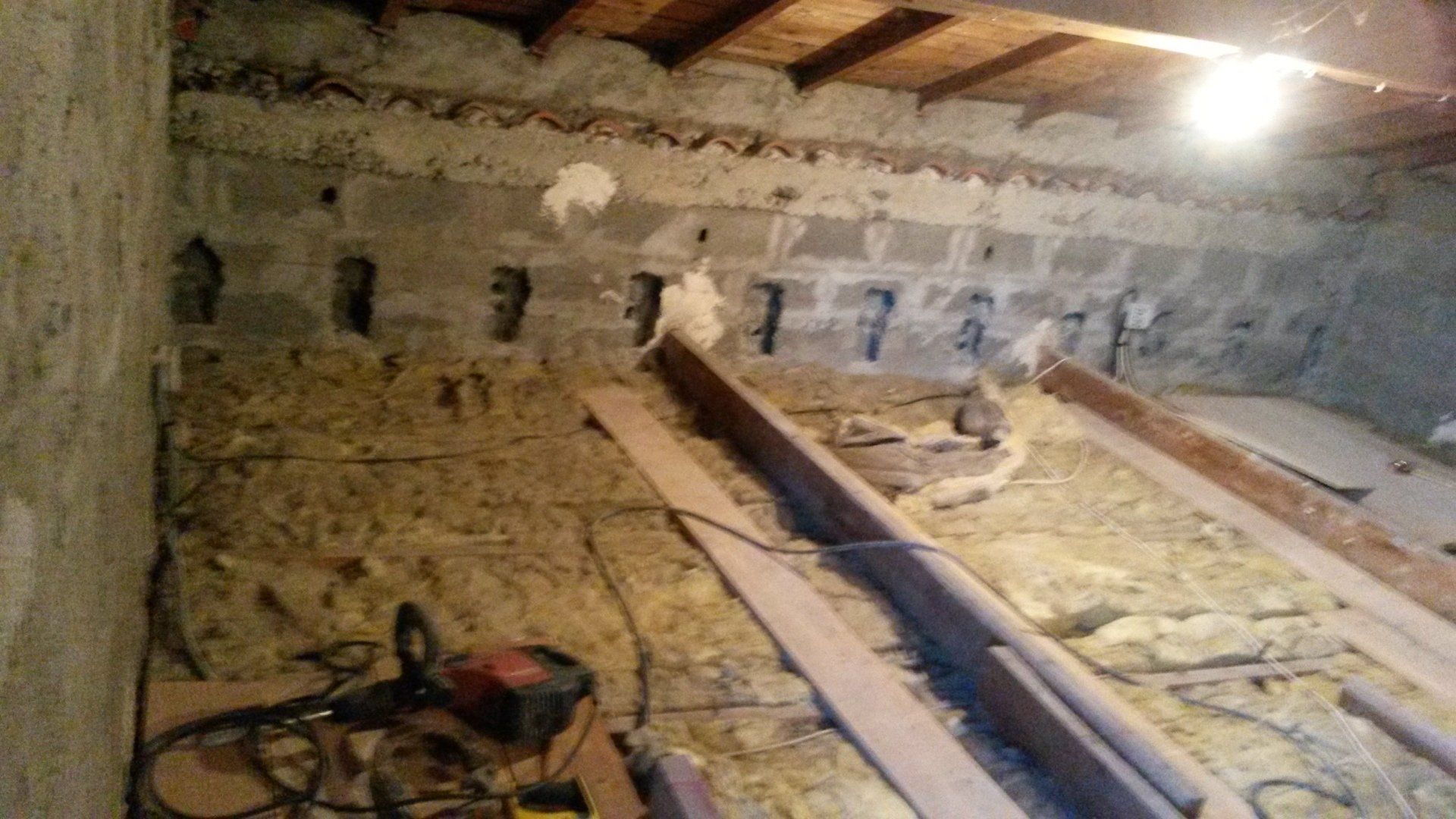 Isolation de comble avant