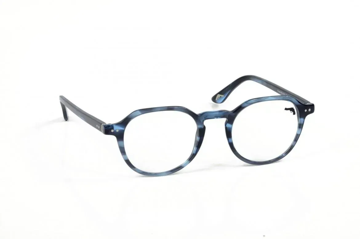 Lunette écaille bleue