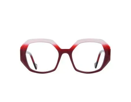 Lunette délavé rouge