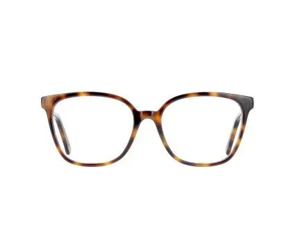 Lunette rectangulaire écaille marron