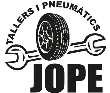 Logotipo de "Tallers i Pneum&agrave;tics JOPE" 
