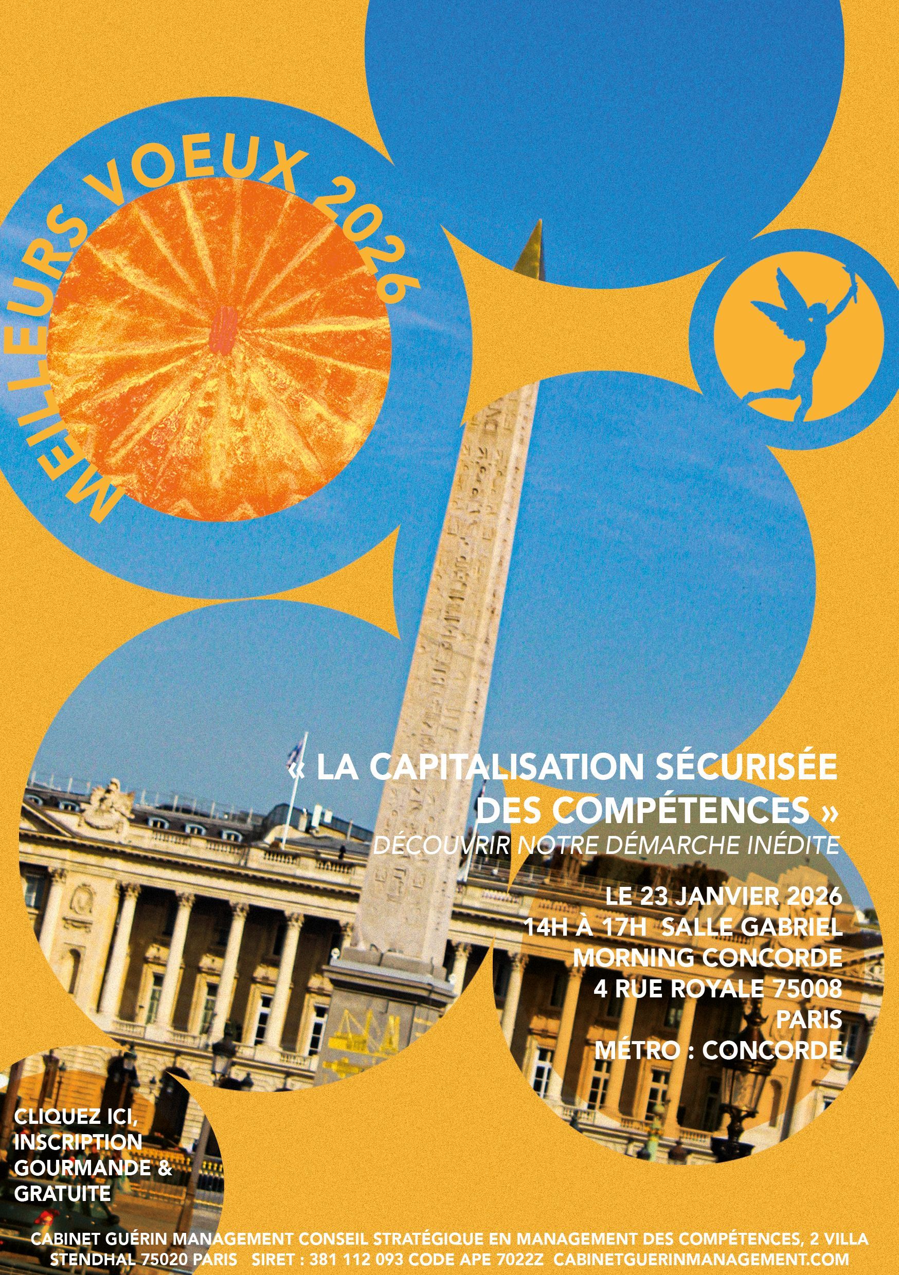 Invitation voeux 2026 : La Capitalisation sécurisée des compétences, découvrez notre démarche inédite