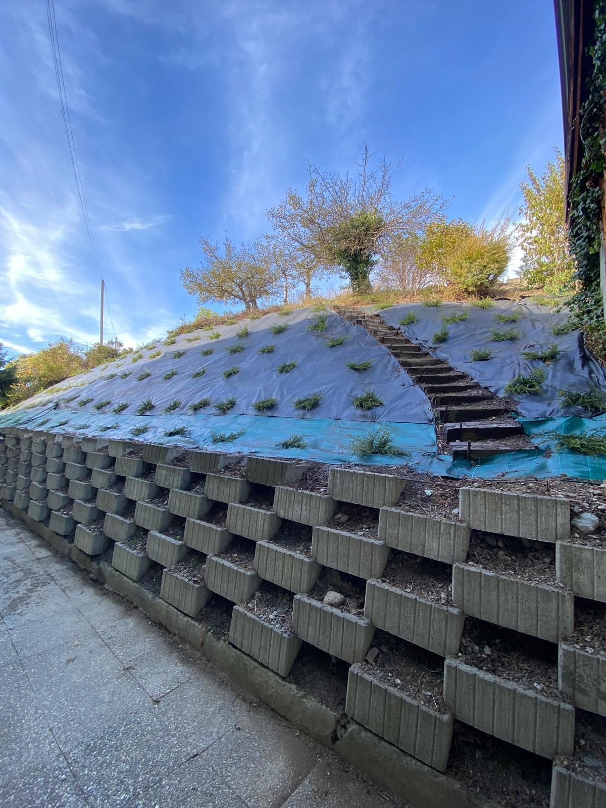 Talus - remise en état - Savièse