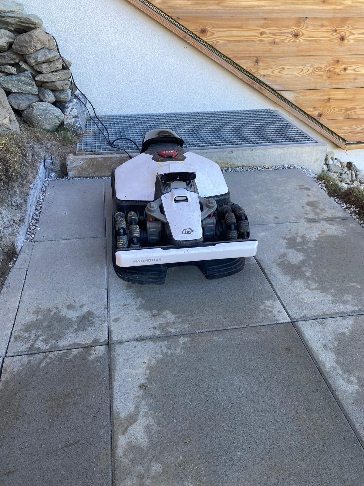 robot tondeuse mise en service 