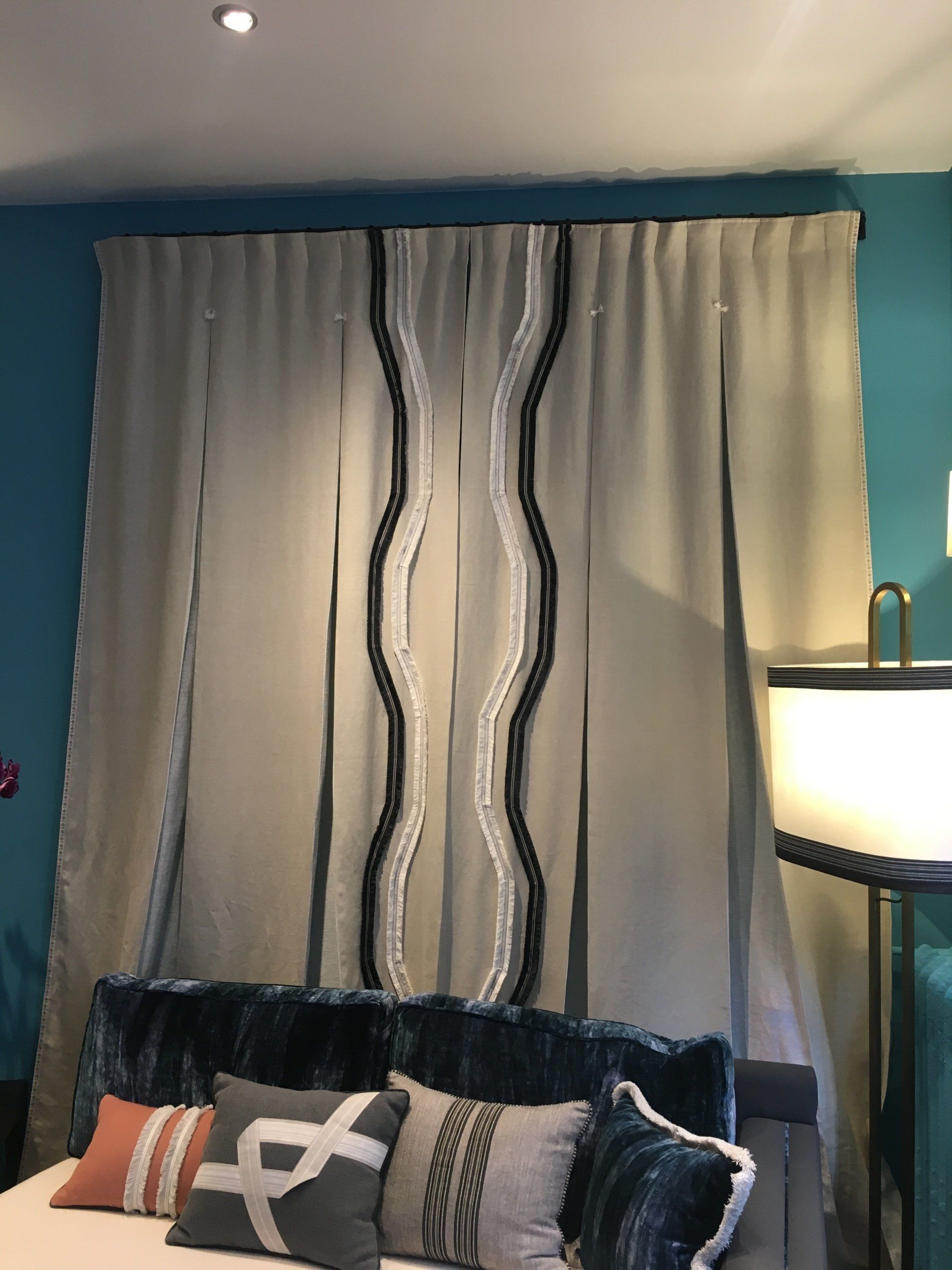 Tête de lit en tissu