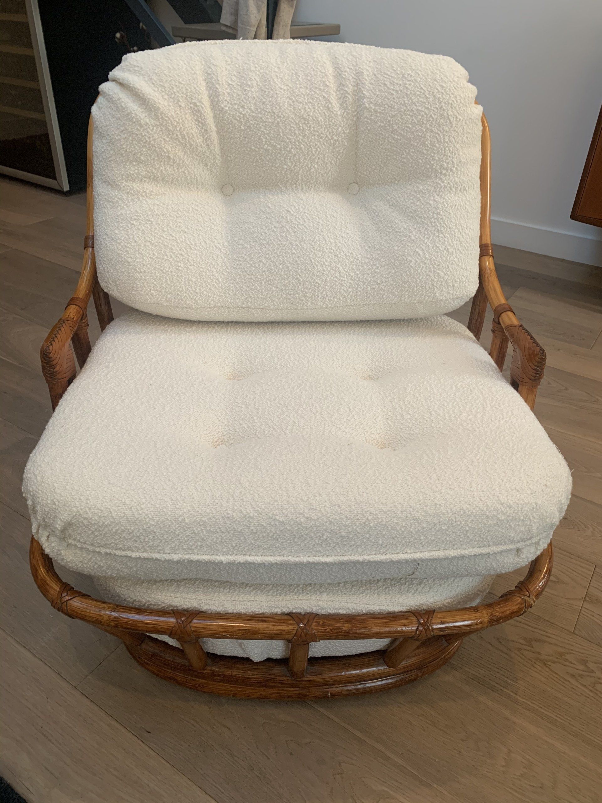 Fauteuil en osier