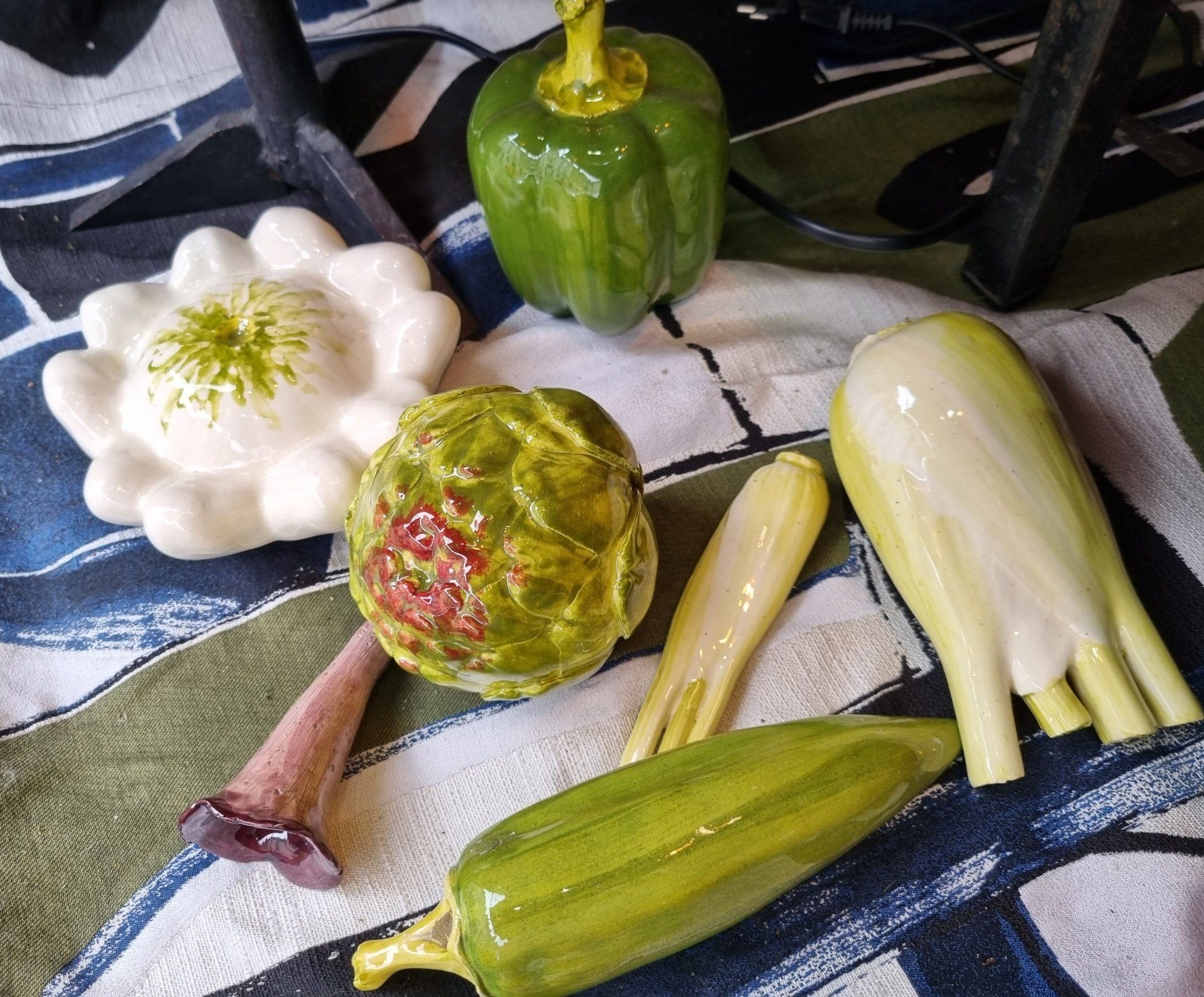 Imitation de légumes en céramique