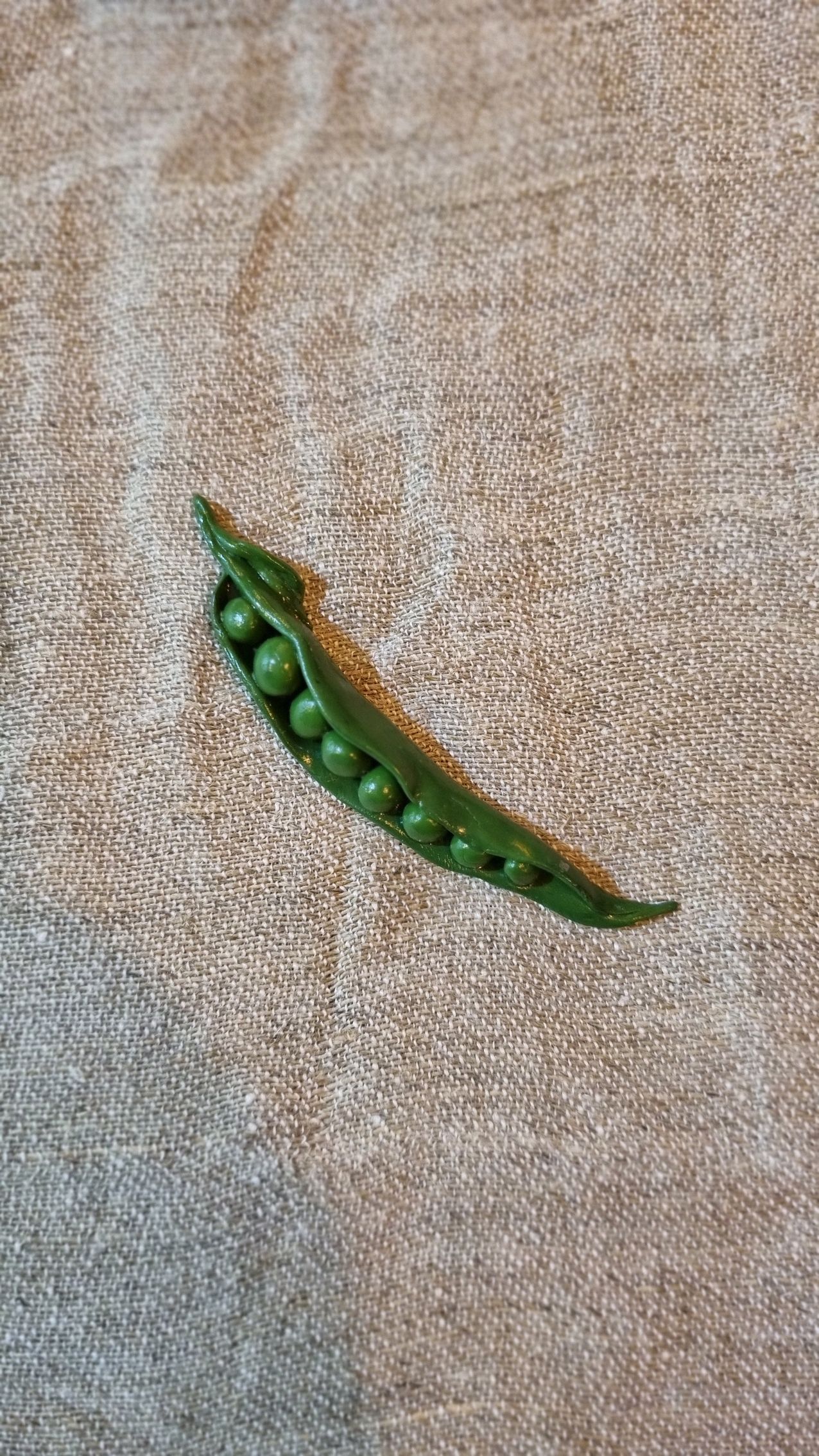Porte-couteau haricots en polymère vert