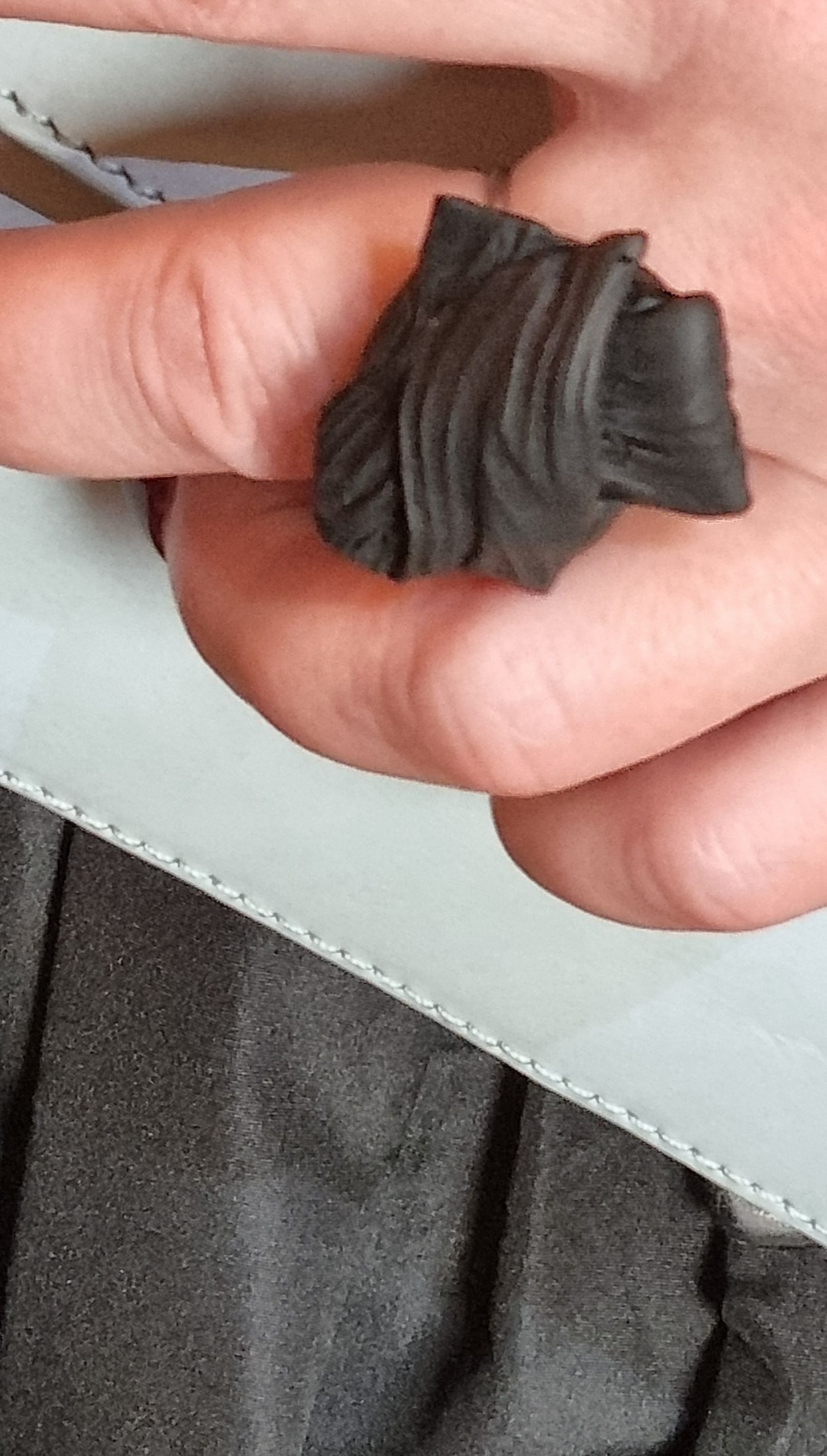 Bague gris anthracite