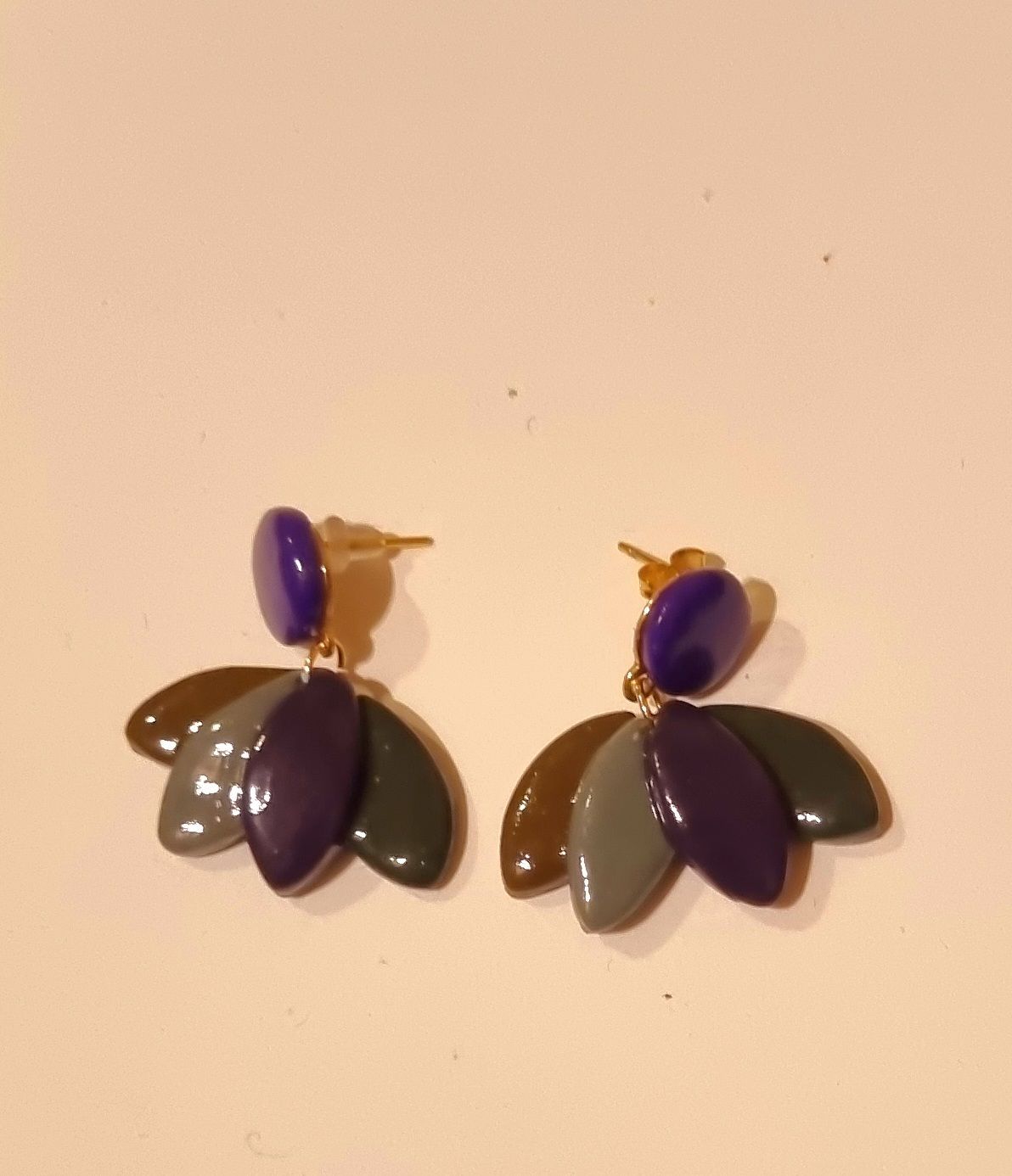 Boucles d'oreilles lotus