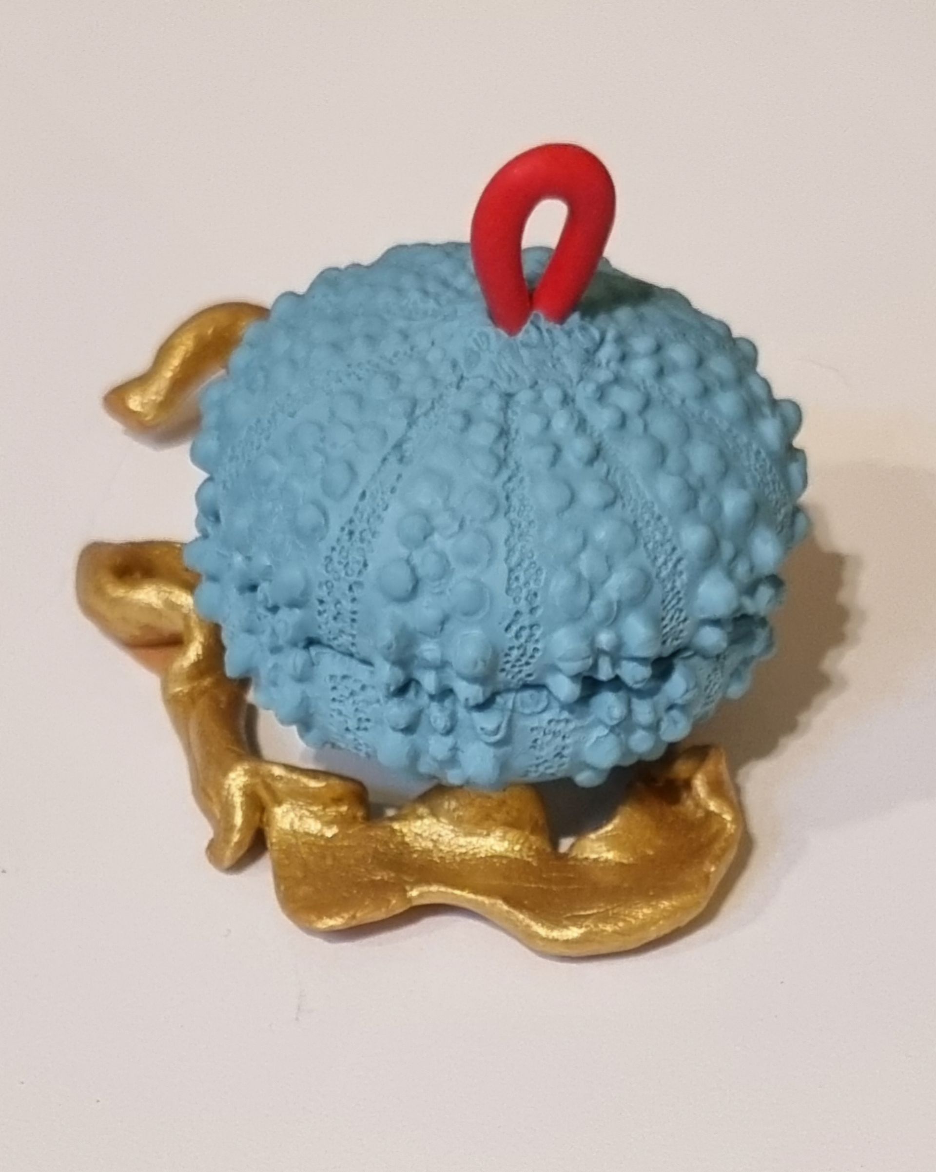 Boîte surprise bleu et rouge