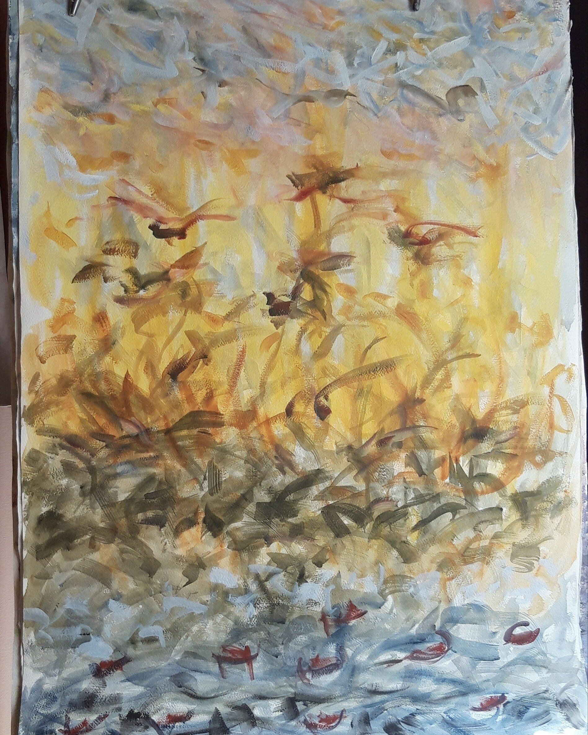 Peinture à l'acrylique